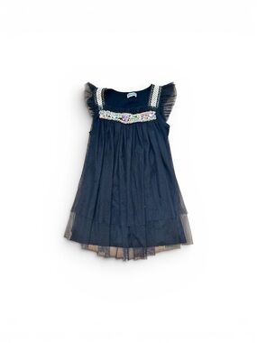 Flutter Sleeve Tulle Front Boho Top